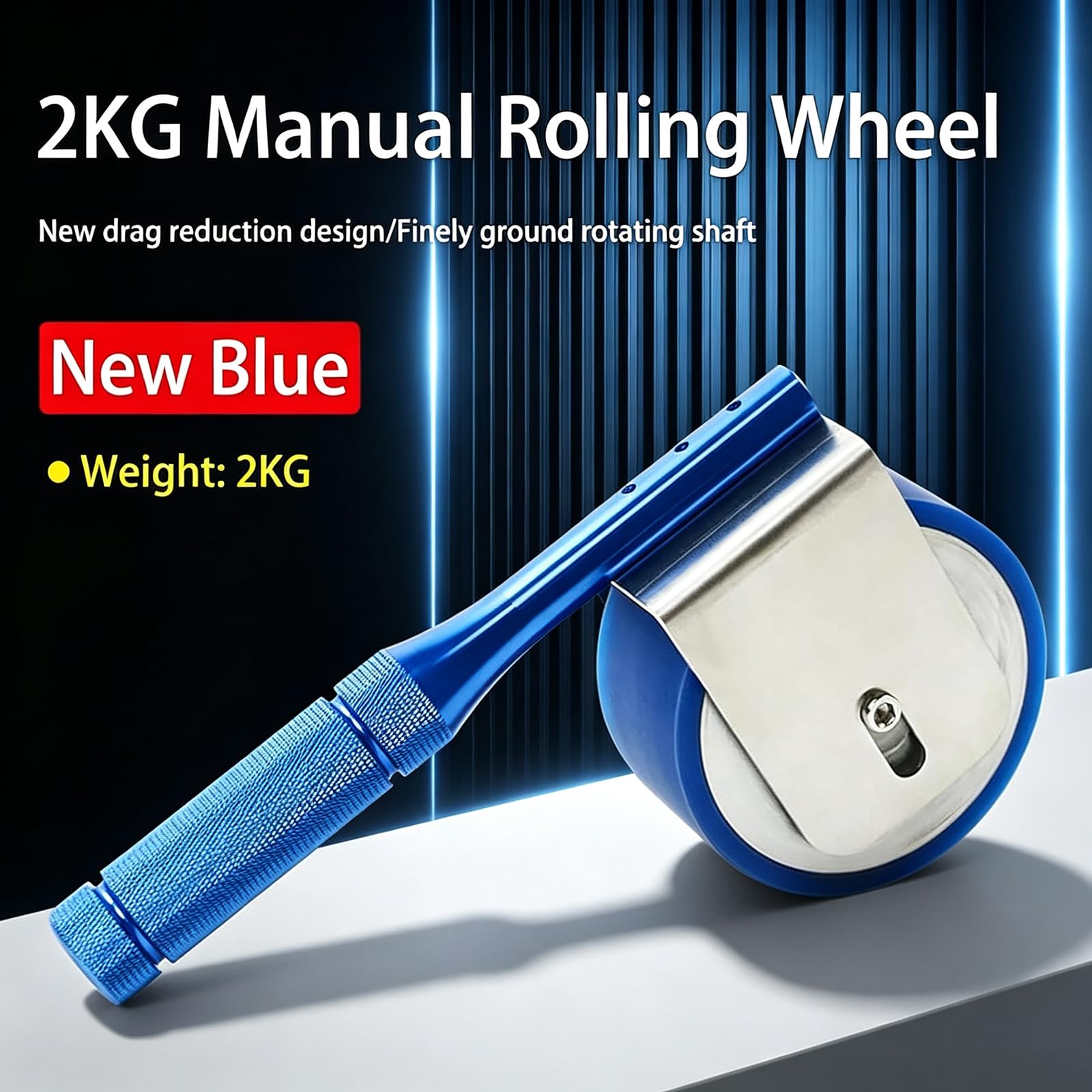Rodillo Manual Estándar De 2 Kg, Herramienta Manual Para Pruebas De Adhesión, Fuerza De 2000 ± 50 G, Ancho De 45 Mm, Grosor Del Caucho: 6 Mm, Para Pruebas De Resistencia Al Despegue.