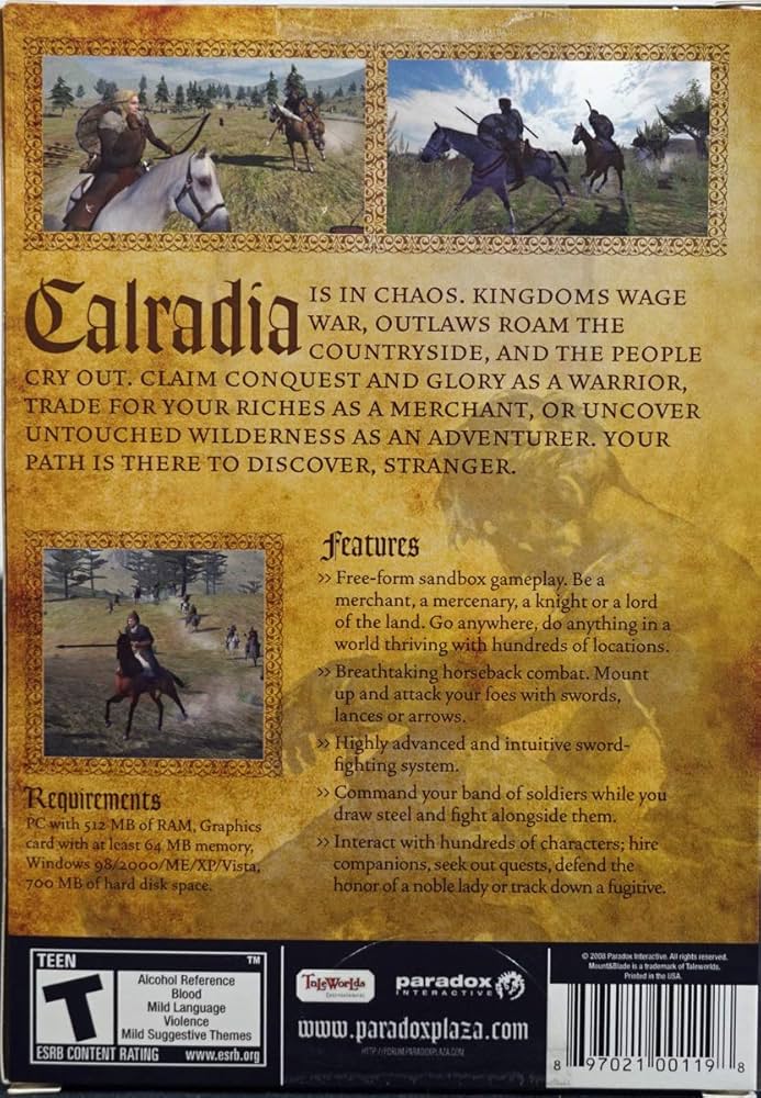その他 Mount & Blade: Warband PC DVD Amazon.com: Mount & Blade - PC : Video Games