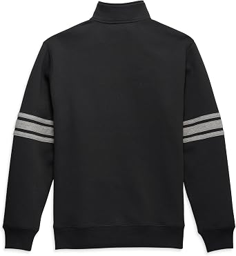 Harley-Davidson Men's Staple 1/4 Zip Pullover, Black Beauty - 96014-23VM