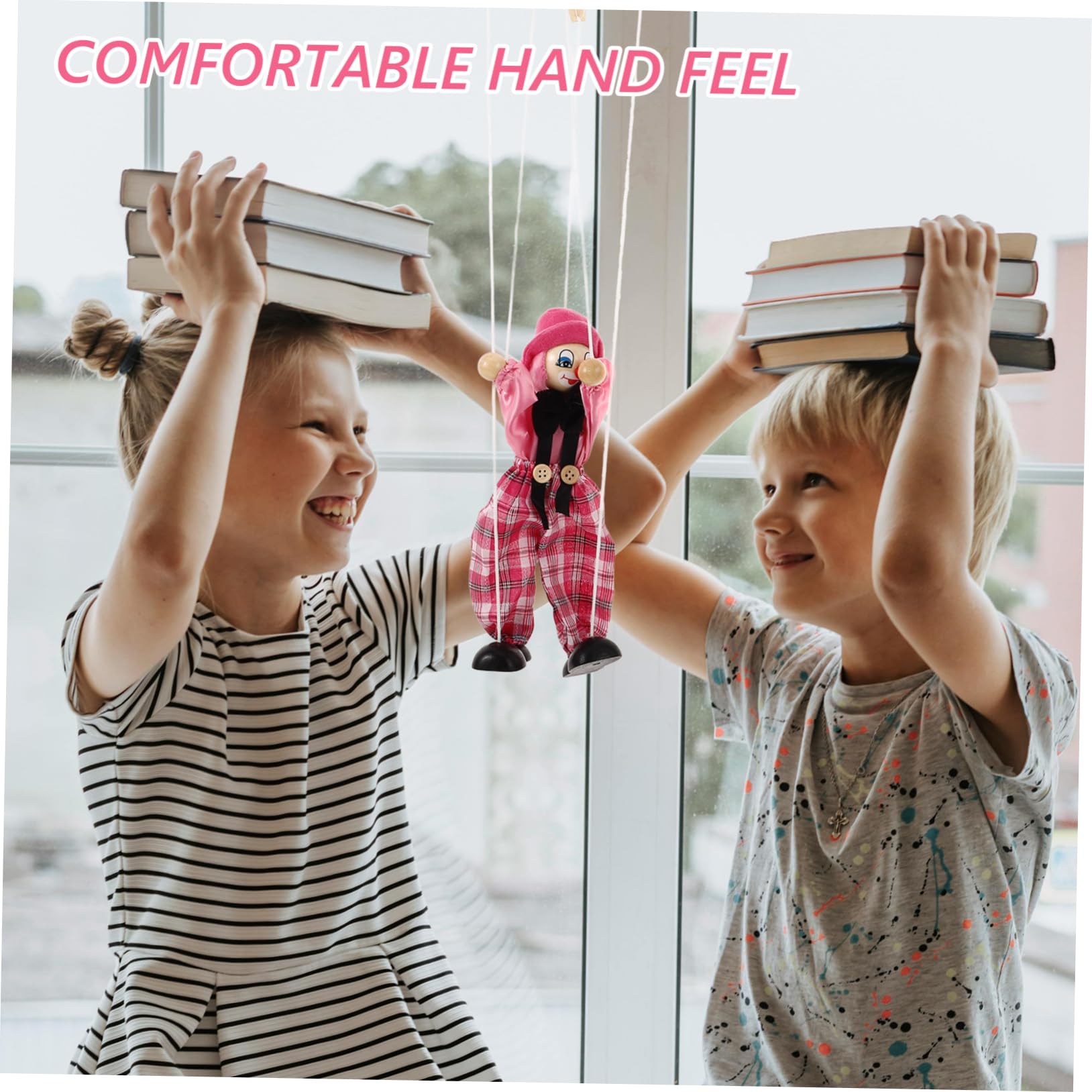 Hemobllo 2pcs Marionnettes à Ficelles Pirates en Bois et Tissu Jouets Interactifs pour Garçon et Filles et Parents Jouet Réutilisable pour Spectacle de Marionnettes et Jeux Plusieurs Styles