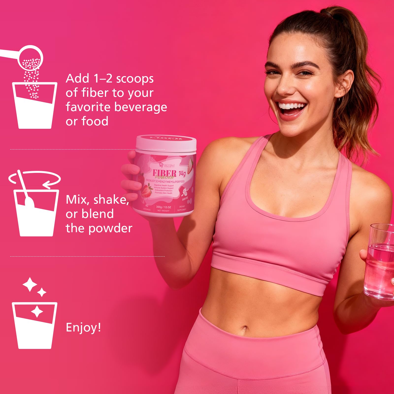 migcopat glp 1 reviews Amazon.com: Migcopat Superfood Fiber Powder with Probiotics, Prebiotics,  Digestive Enzymes, Vitamin C, Inulin, Magnesium, 14G Fiber Supplement for  Digestive Support & Skin Health, Strawberry, 40 Serv. : Health & Household