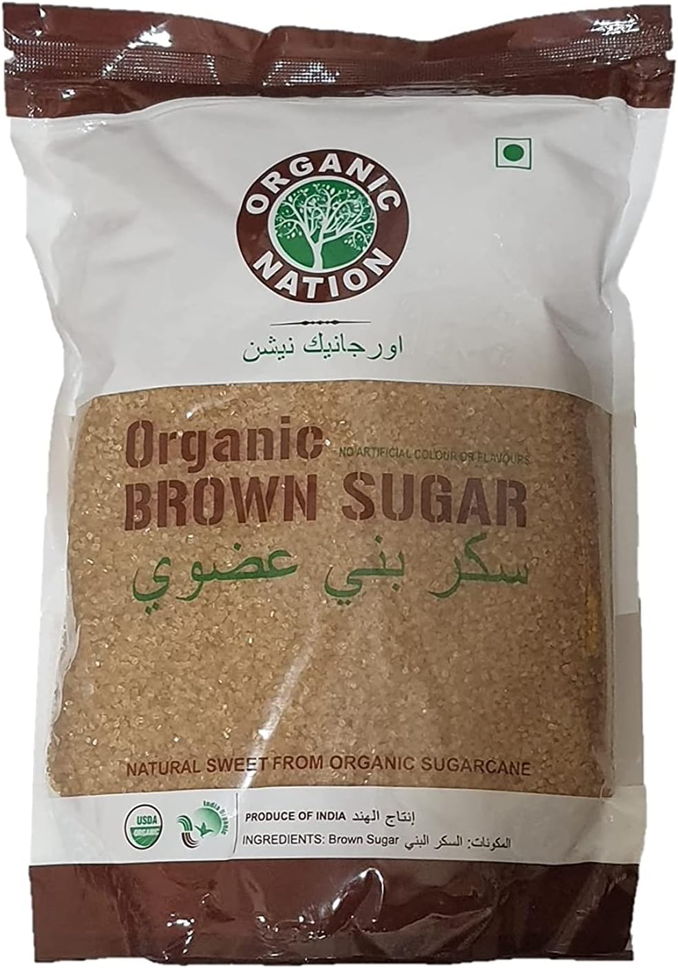 Organic Nation Organic Brown Sugar 1 kg