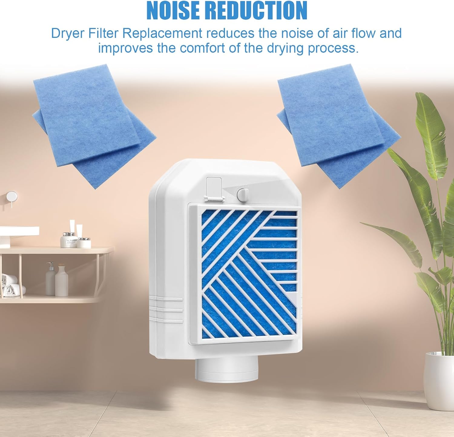 Dryer Filter Replacement (24 Pcs) for Bettervent Indoor Dryer Vent, Better Vent Replacement Filters