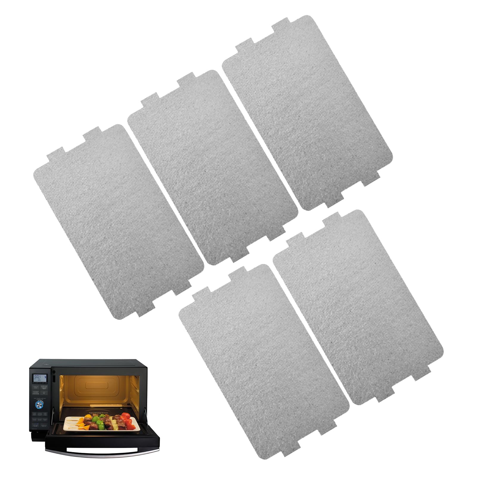 5PCS Mica Sheet.Heat Insulation Sheet for Microwave Waveguide Cover Replacement,Microwave Mica Plates for DIY Home Repair.-picture-11