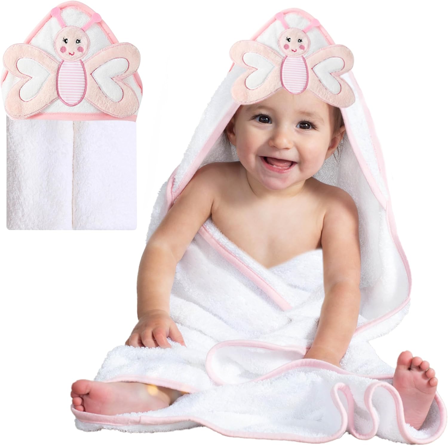 Mother's Choice Baby Towel with Hood 100 Cotton Ultra Soft and