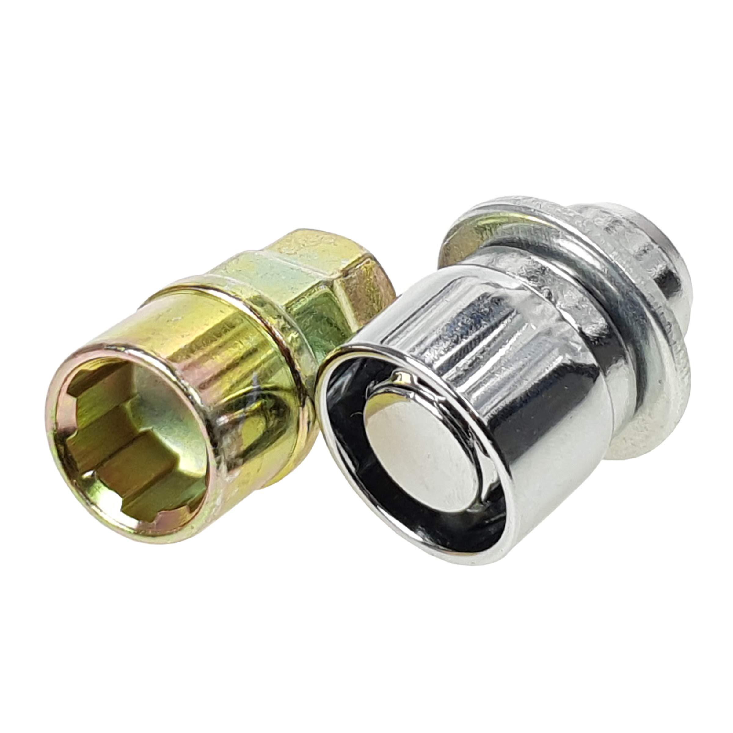 20 Wielmoeren met platte ring voor originele aluminium velgen M12x1,5