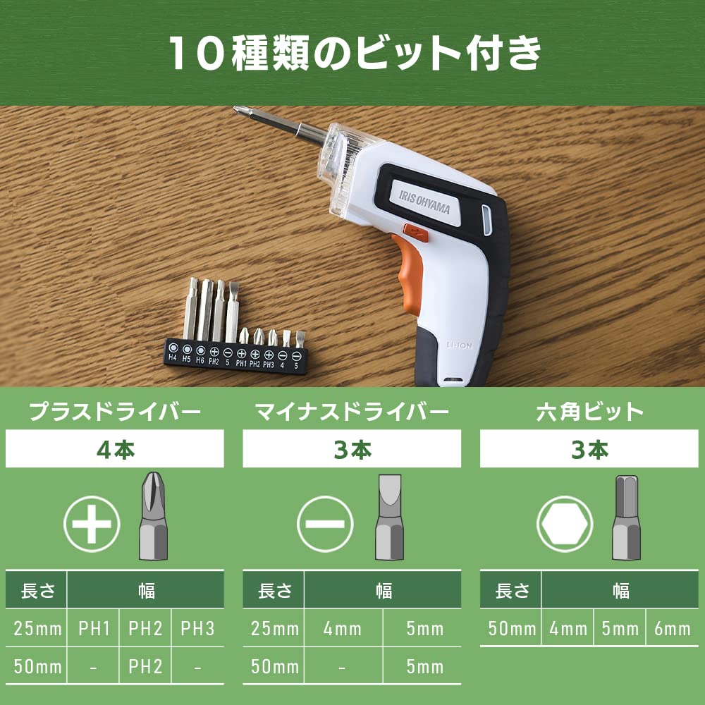 Amazon | 【家具の組立これ一台】 アイリスオーヤマ 小型 電動