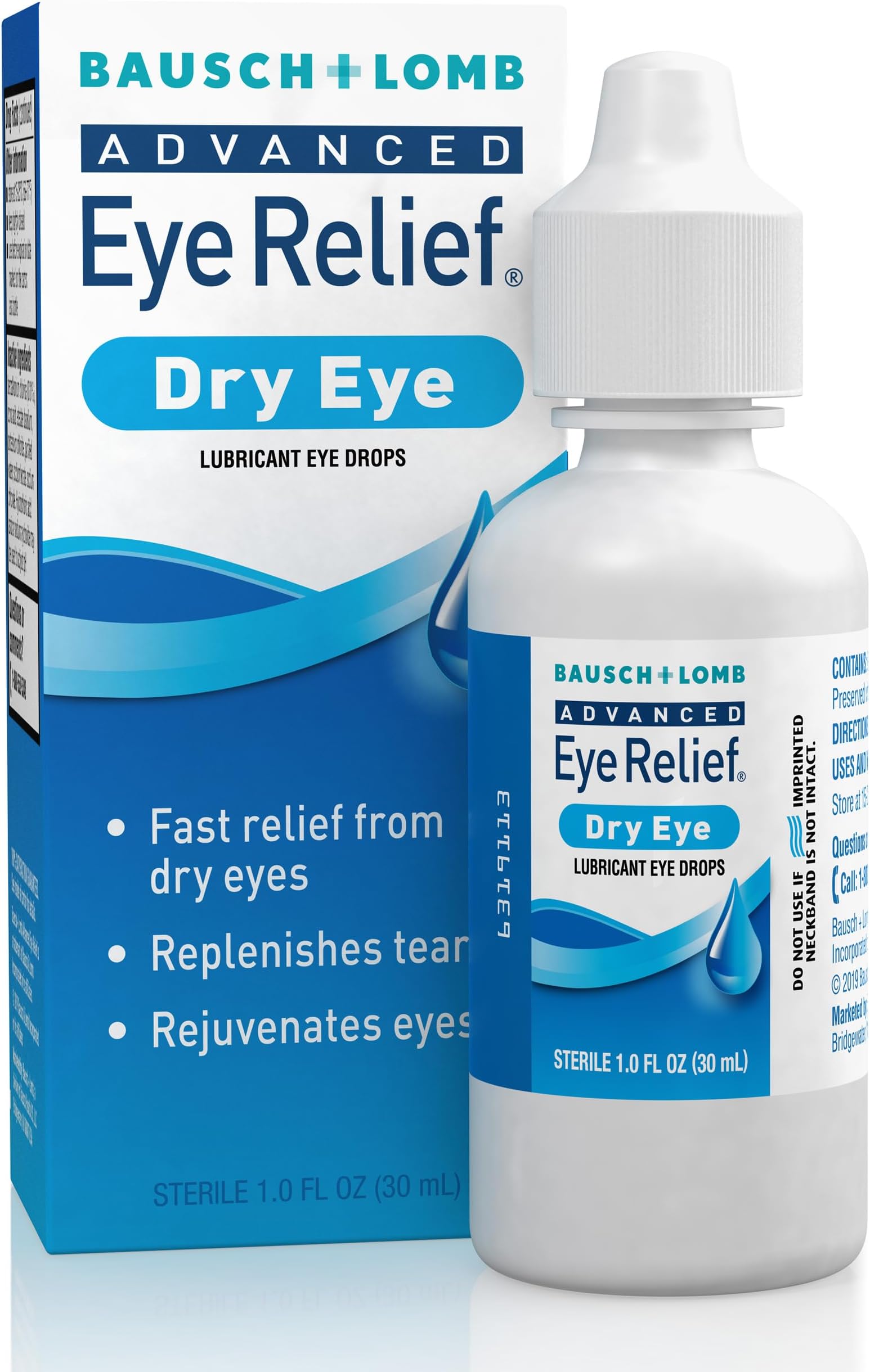 Bausch + Lomb & Advanced Eye Relief Dry Eye Lubricant Eye Drops 1oz