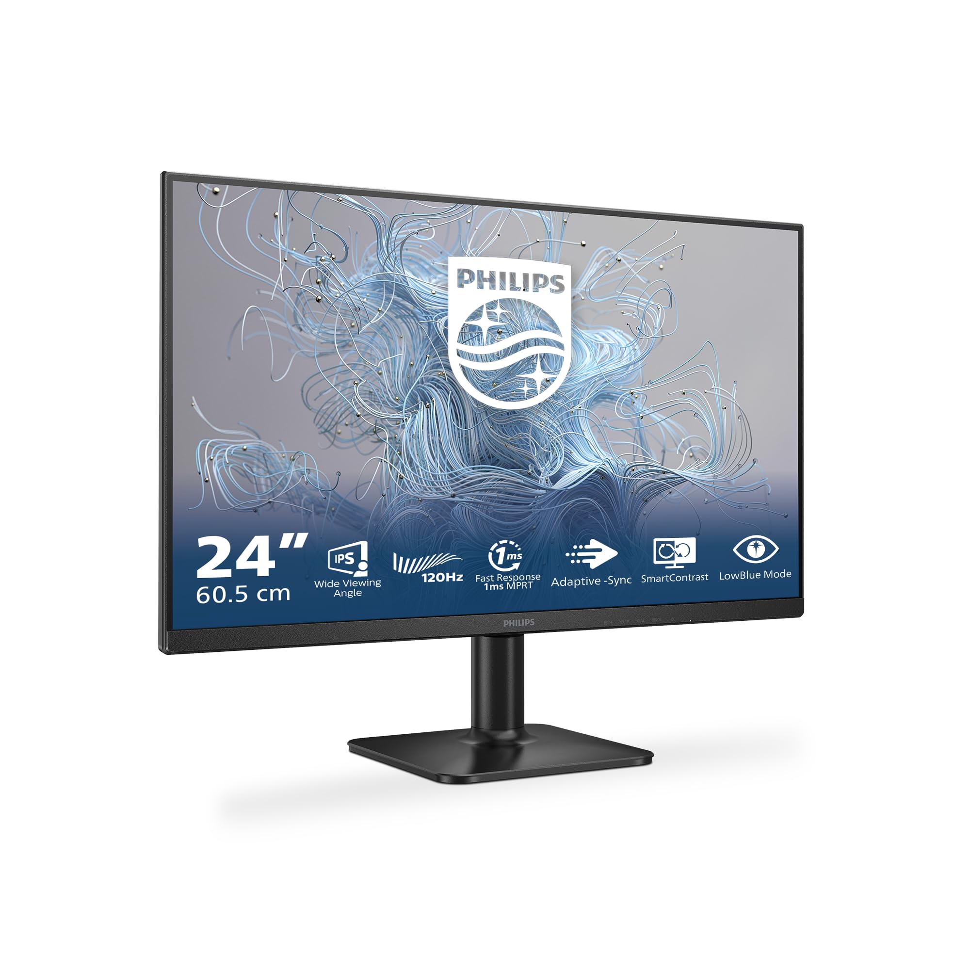 Philips PHILIPS 24E1N1100-24 inch Full HD monitor, 120 Hz, Adaptive Sync. (1920x1080, 1x D-Sub, 1x HDMI 1.4) black