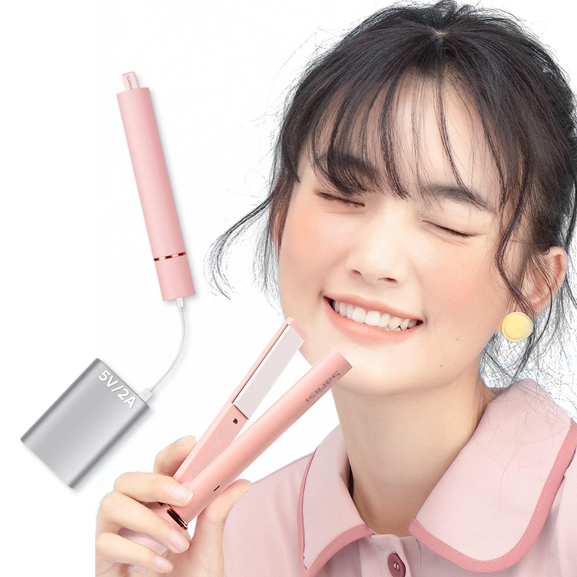 Amazon.co.jp: Ailiss Pro By Sarlisi ヘアアイロン ミニ ストレート