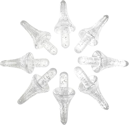 Miniatura 7 de National Artcraft Astro - Luces de cerámica para árbol de Navidad con purpurina en varios colores, paquete de 25 unidades