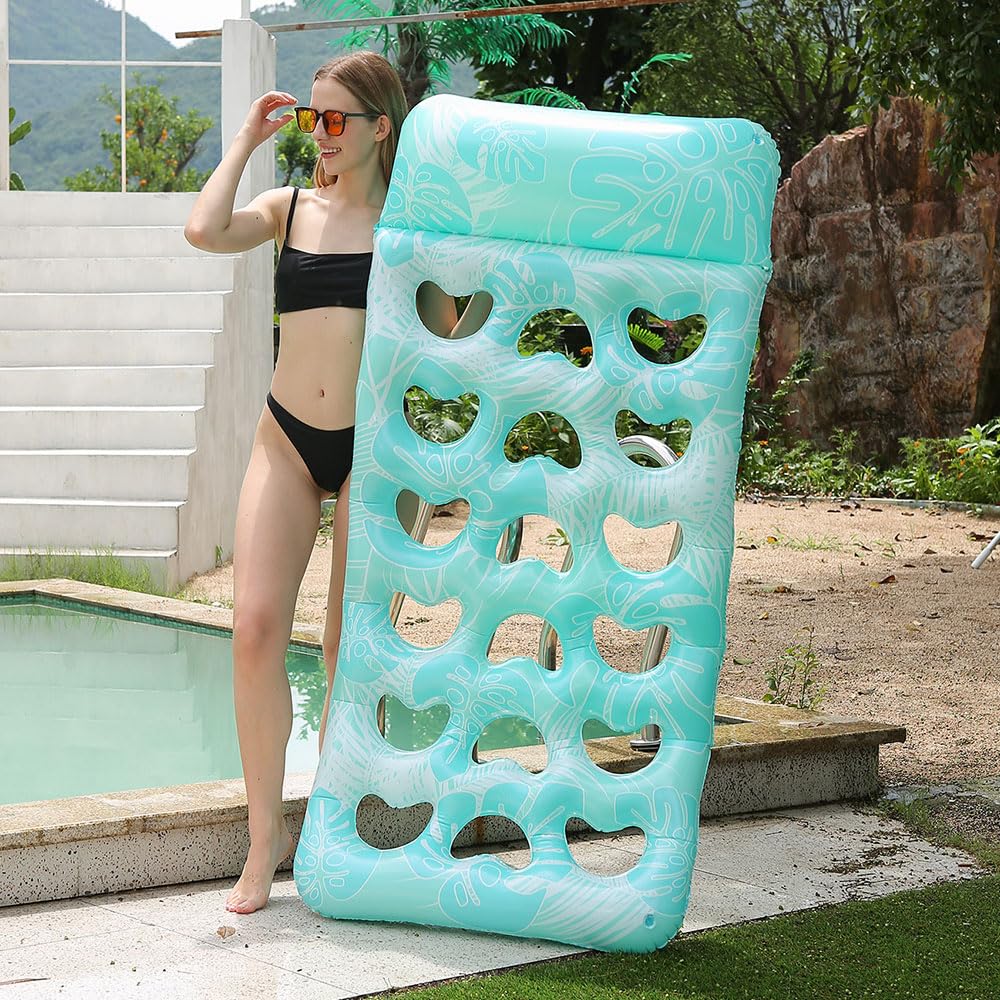 Furforstk lilo pool inflatables adults 170x80cm inflatable pool toys With inflatables water hammock - Image 2