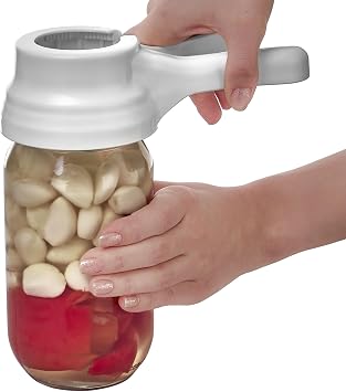 Rotanev Break Resistant Plastic Canned Pickle Jar Opener Compatible with All Sizes Jar Lids