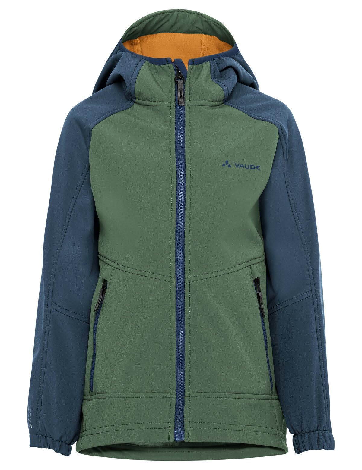 VAUDE Softshell Jacke Kids Rondane IV, hochwertige Outdoorjacke, wind- und wasserabweisende Regenjacke mit Kapuze, Klimaschonende Regenjacke Kinder