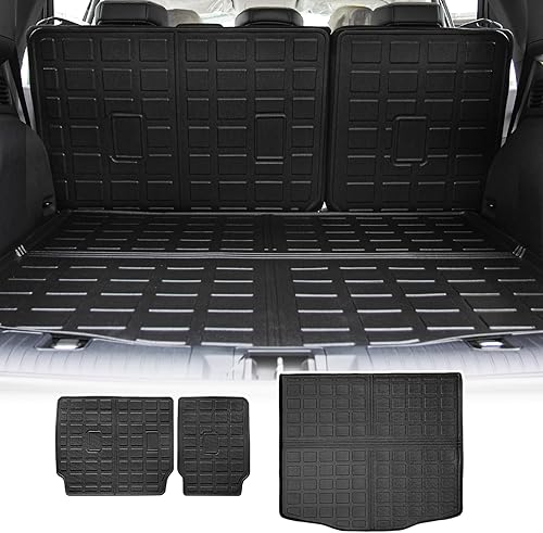 Rongtaod Tapete de carga compatible con Ford Escape 2020-2024 2025, alfombrilla de carga, forro de carga, protector de asiento trasero, accesorios