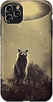 Vista 25 de iPhone 15 Pro Max Vintage alien raccoon UFO Alien Case