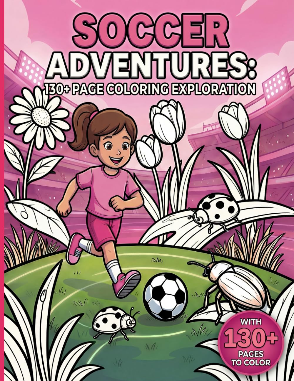 Soccer Adventures: 130+ Page Coloring Exploration