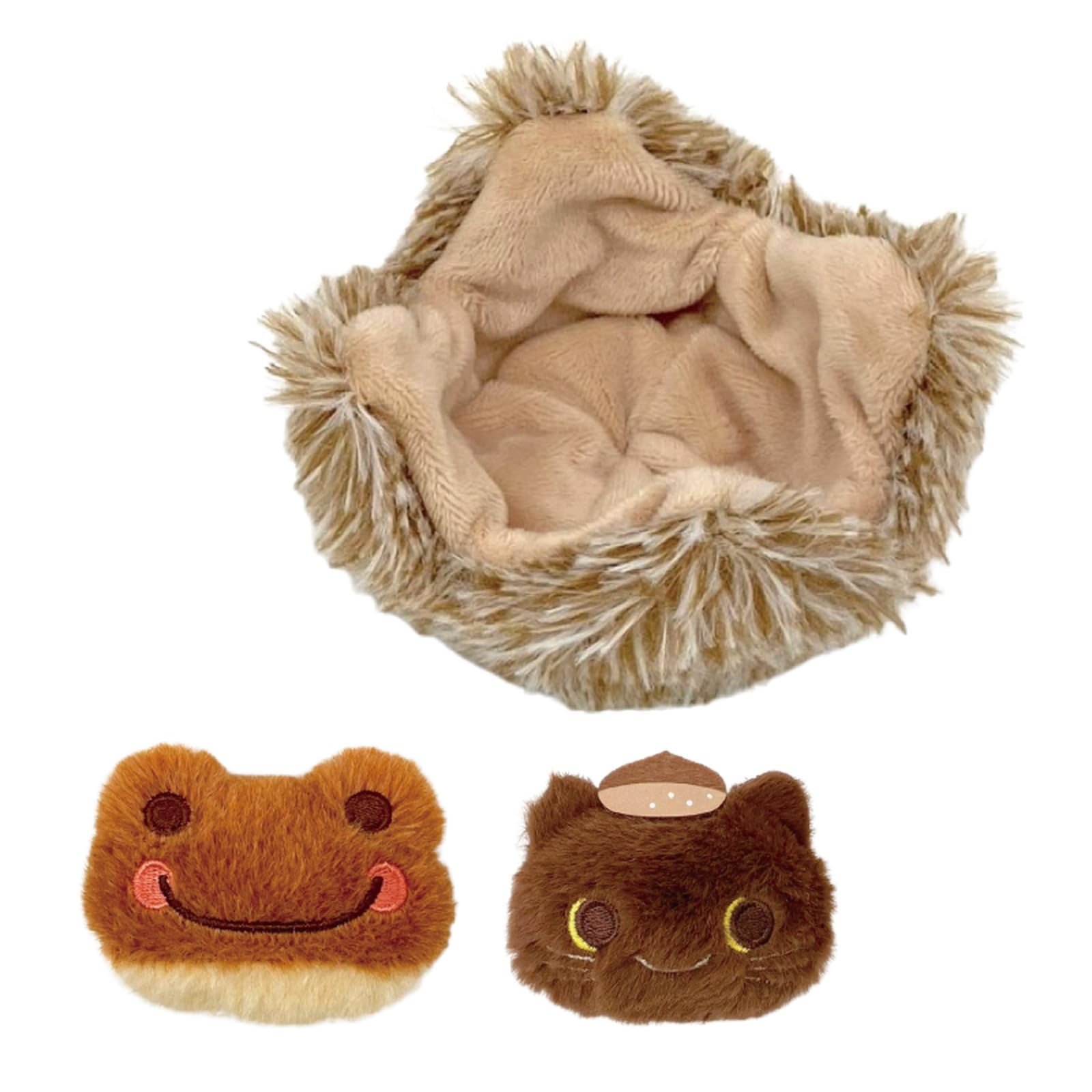 希少 シュシュピクルス ぬいぐるみ モカ アイボリー Ｍサイズセット ぬいぐるみ 大きい かえるのピクルス Mサイズ にじいろピクルス