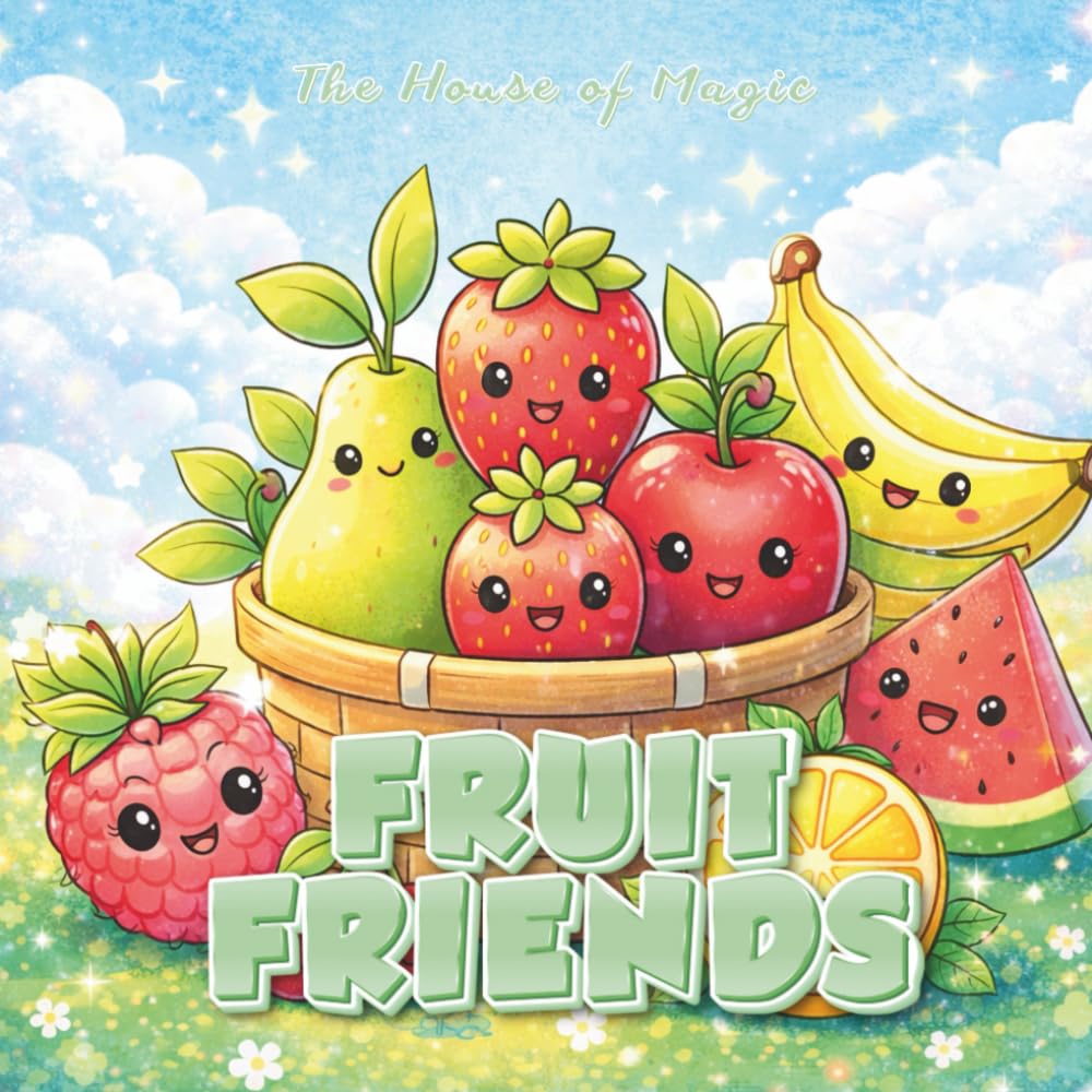 Fruit Friends Coloring Book for Kids: 10 Easy Fruit-Themed Coloring Pages for Travel, Quiet Time & Everyday Fun (Travel Buddies™ – Mix & Match Coloring Books for Kids)