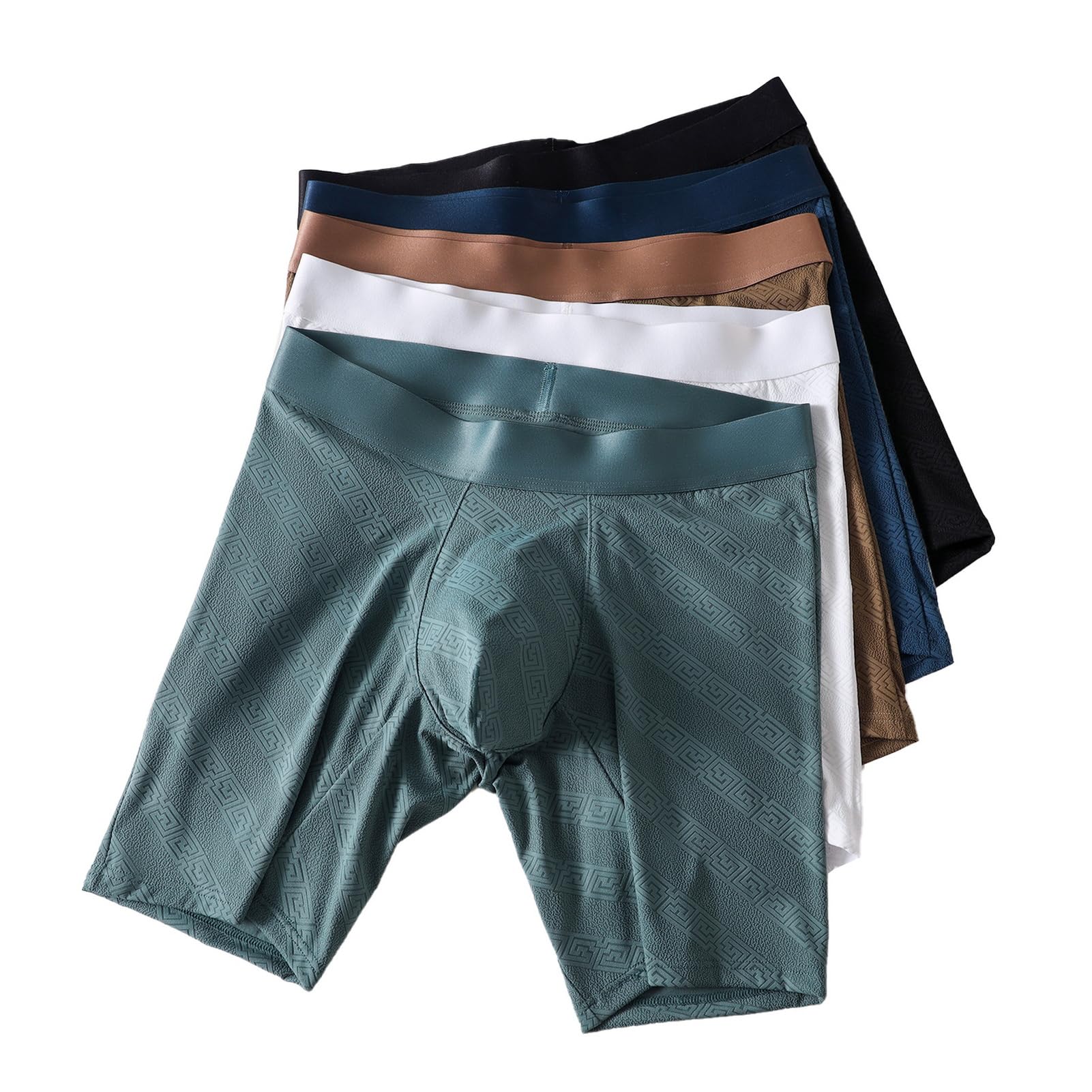 Faringoto Calzoncillos tipo bóxer para hombre, ropa interior de pierna extendida
