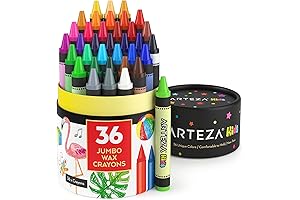 Arteza Jumbo Crayons: The Ultimate Mess-Free Art Tool for Little Explorers
