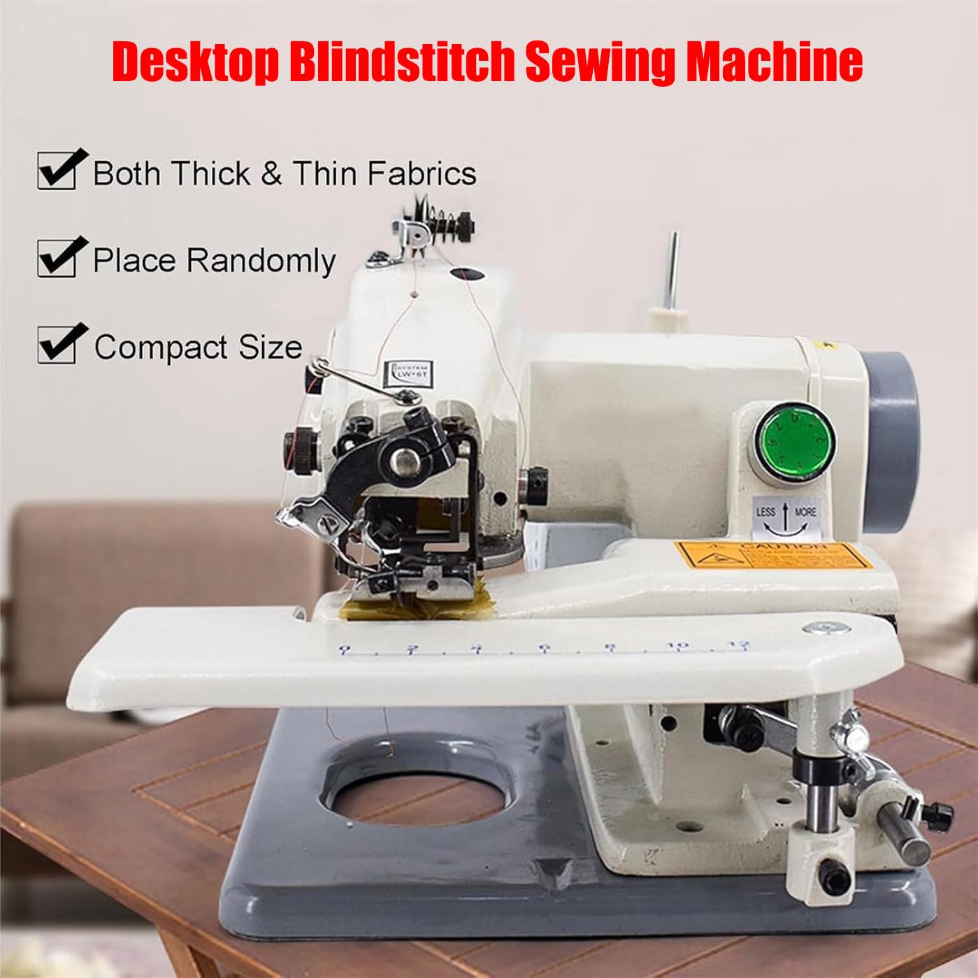 Máquina de coser portátil, máquina de dobladillo con puntada invisible, máquina de coser de modista, máquina de coser de puntada invisible de escritorio, máquina de coser con dobladillo invisible