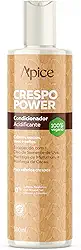 Ápice Condicionador Crespo Power Acidificante | Tratamento da Porosidade com Óleo de Semente de Uva e Manteigas Vegetais | 300ml