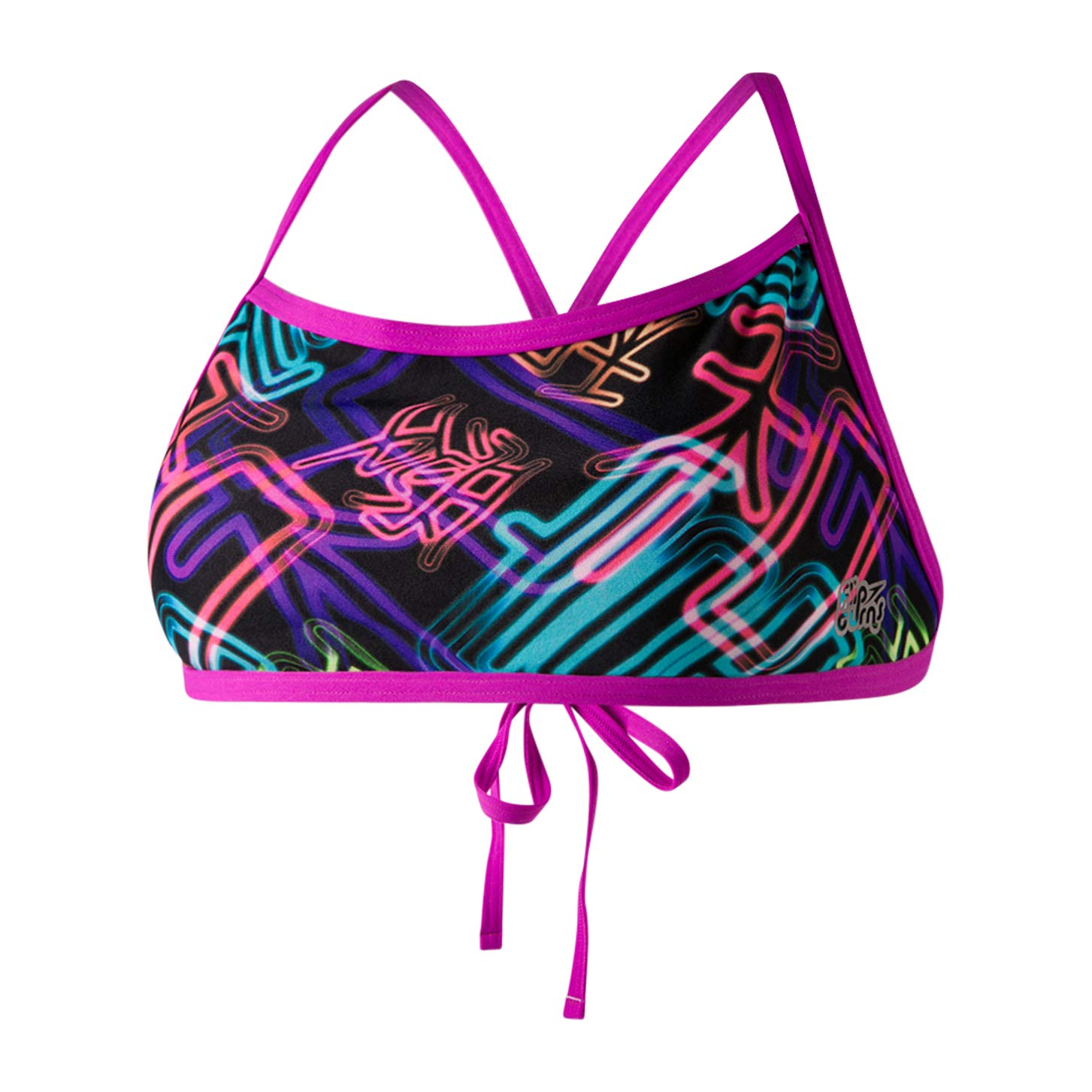 Speedo Kanji Neon Cross Tieback Top Top de Traje de Baño Mujer (Pack de 1)