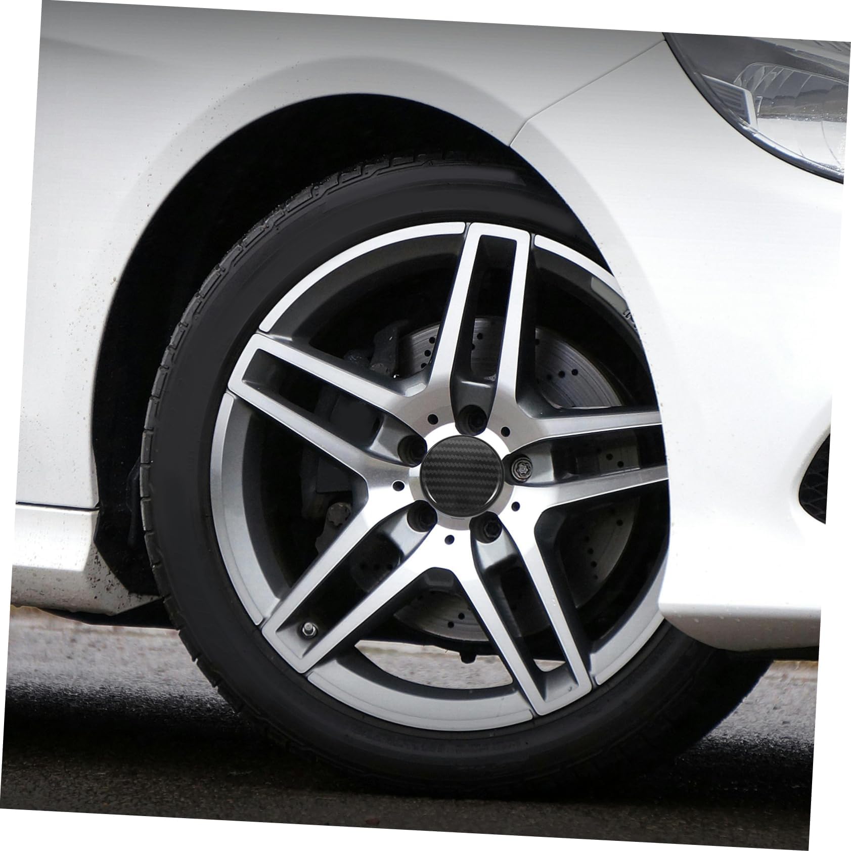 4 Pièces Car Cache Moyeux pour Bentley Continental GT/Speeding 69mm, Centre de Jante Capuchons Moyeu Roue Bouchon Accessoires de DéCoration Antirouille Haute Qualité,B
