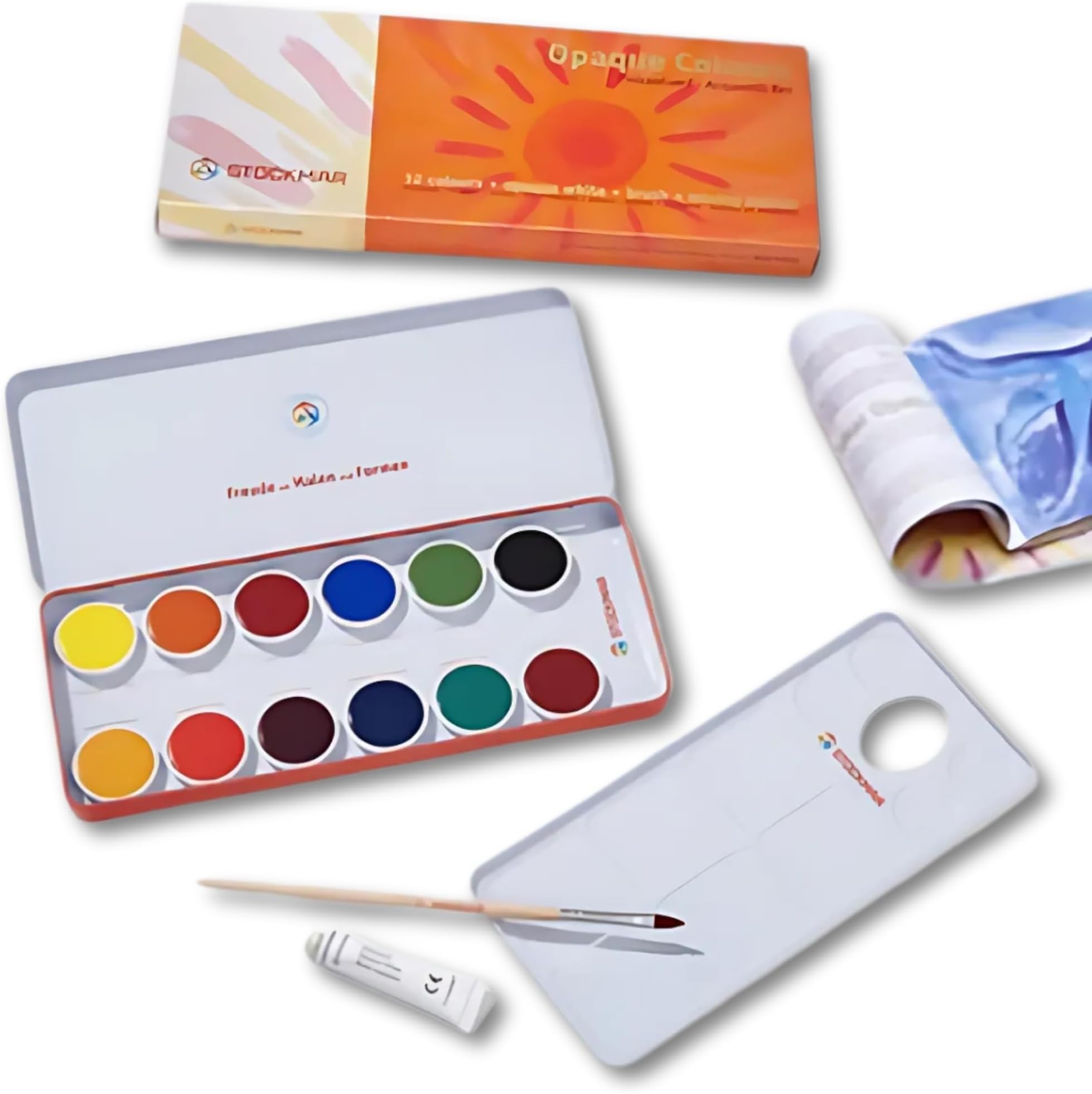 Stockmar Opaque Watercolor Set - Great Waldorf Art Supplies