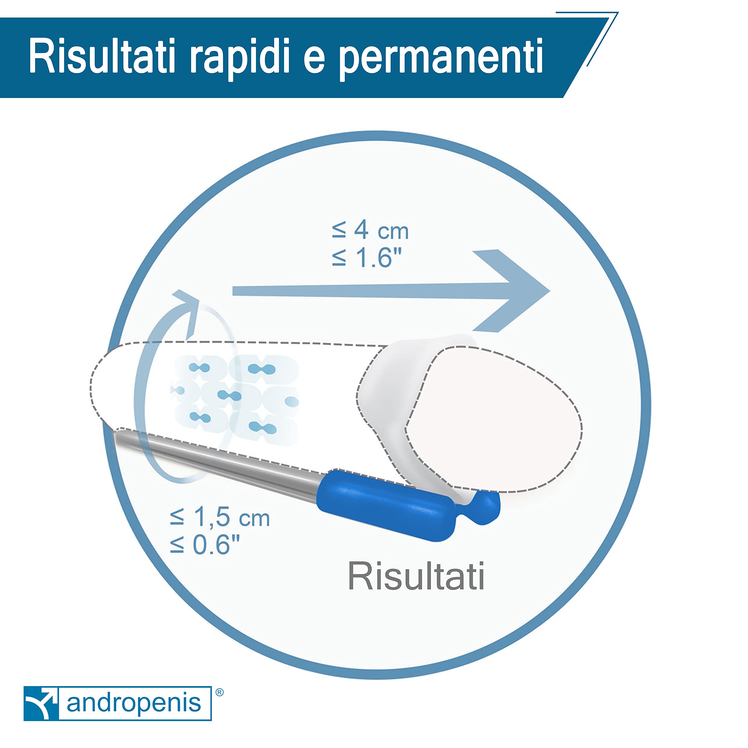 Andropenis Pro, Andropenis Pro Ingrandimento del pene con estensore del pene. Ingrandimento del pene tramite trazione Sviluppatore del pene sicuro per l'aumento senza chirurgia