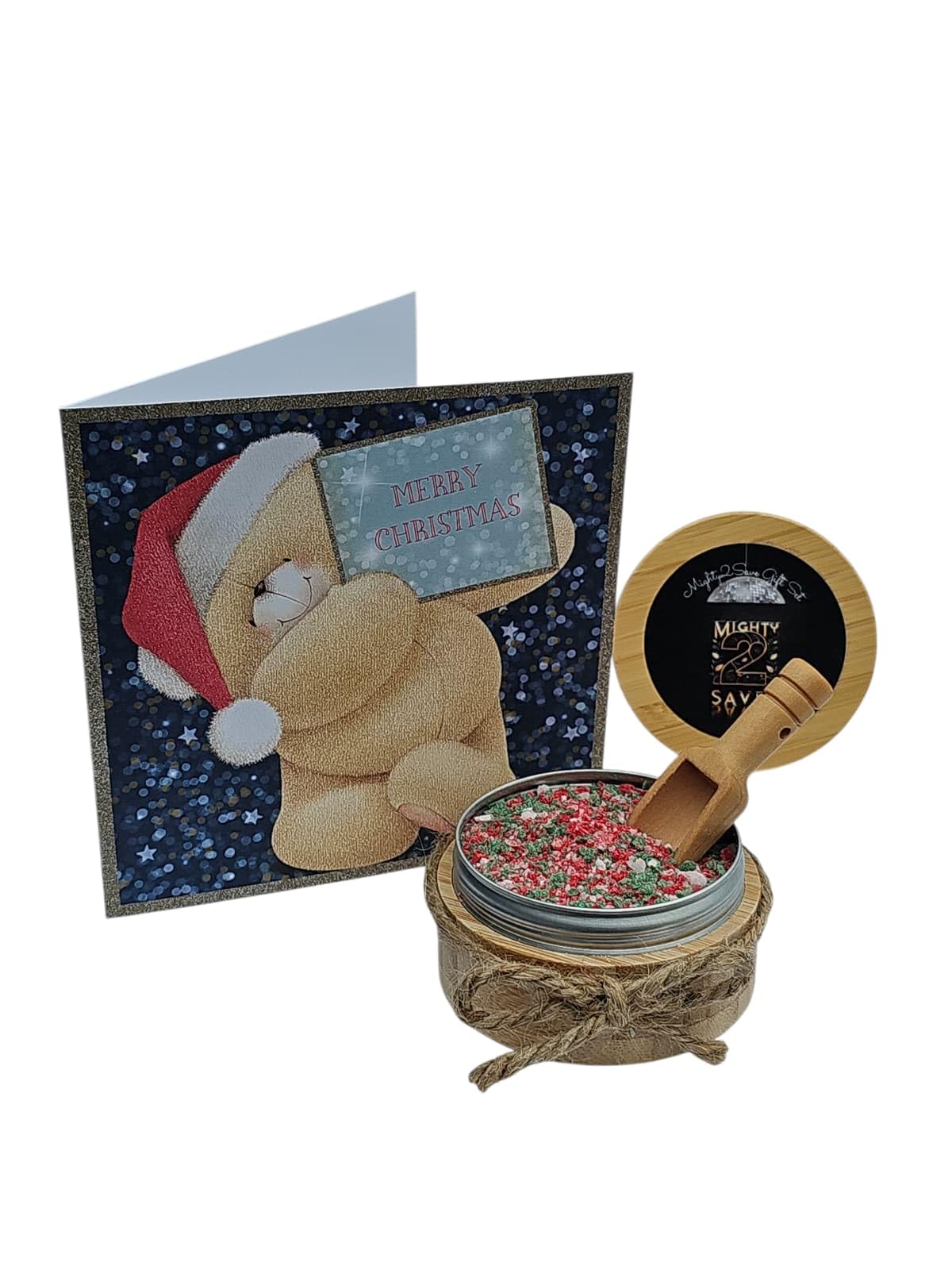 Mighty2save Multi-Coloured Mystery Scents Festive/Christmas Wax Melts Gift Set Featuring Great Lasting Fragrance Designed To Make A Statement In Any Home. Comes With A Christmas Card (Assorted) & A Scooping Spoon
