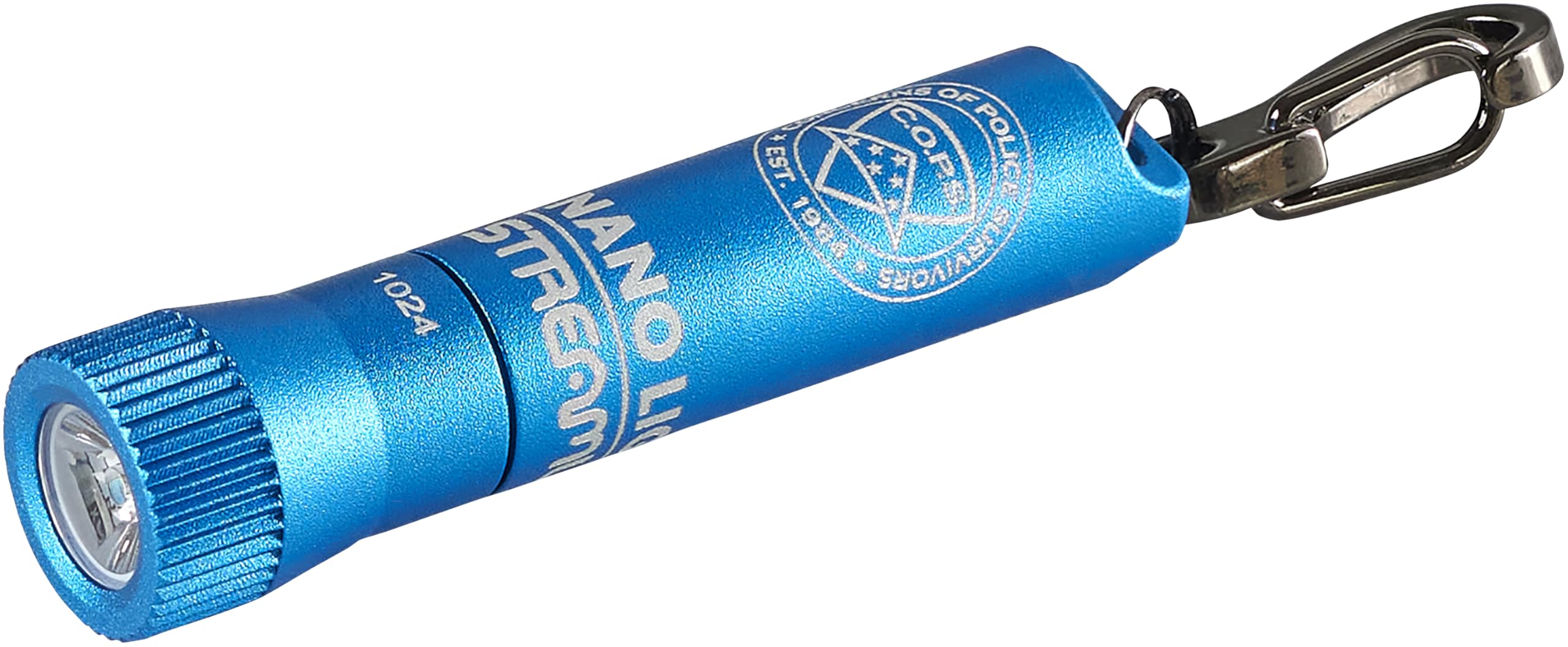 Streamlight 73021 Nano Keychain II 20-Lumen Blue LED Flashlight, Blue