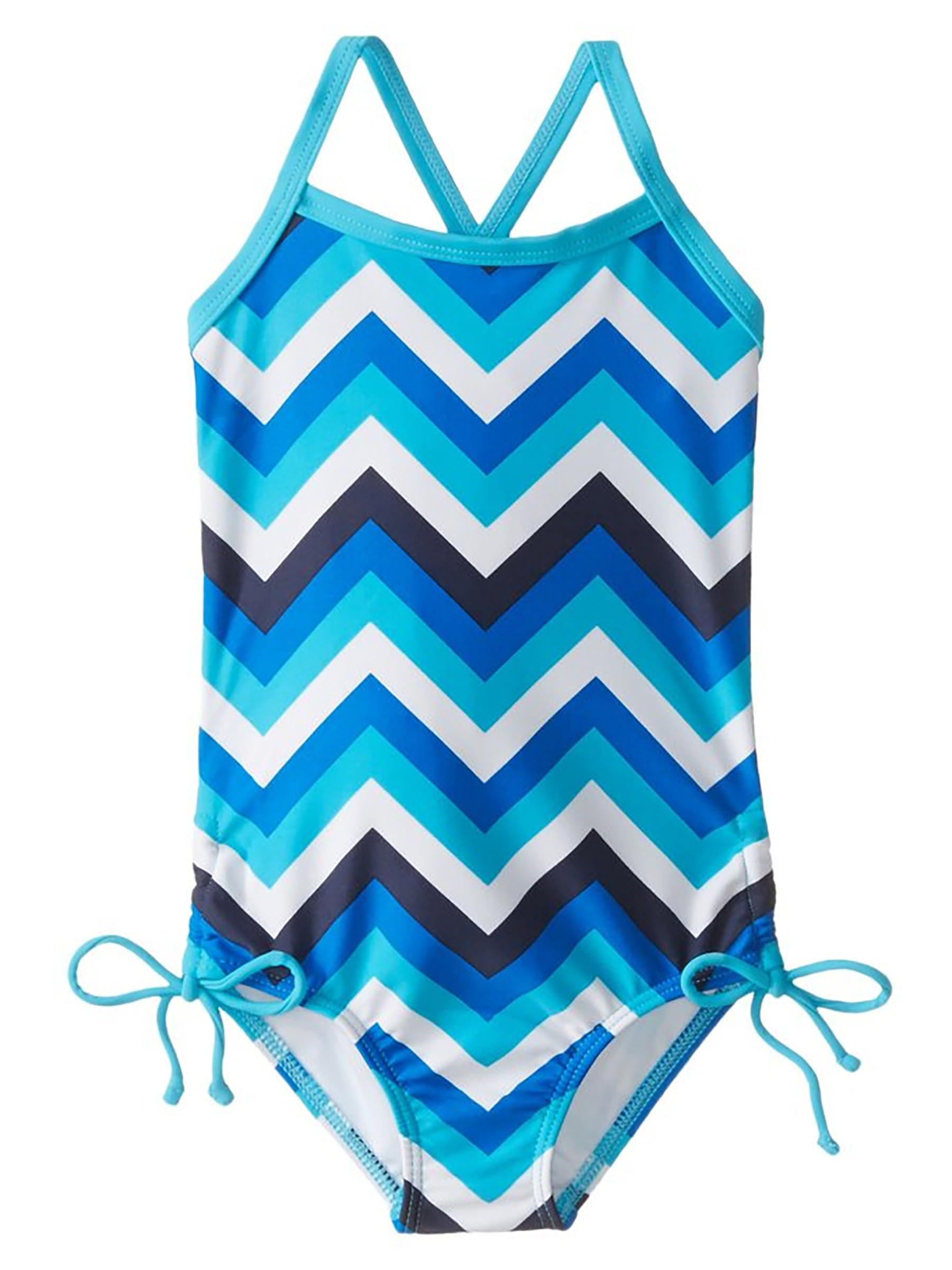 Kanu Surf Girls Layla Beach Sport Banded 1 Piece Swimsuit