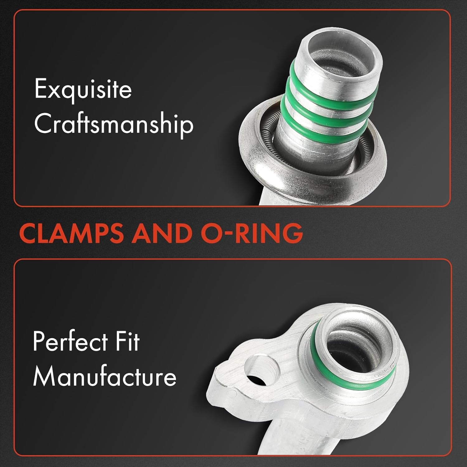 A-Premium A/C Suction Hose Assembly Compatible with Mazda 3 2010-2012 2013 2.3L, Compressor to Evap