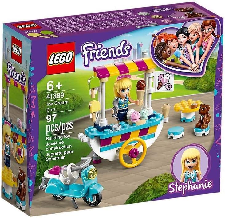 LEGO Friends Ice Cream Cart 41389 Building Kit, Featuring Friends