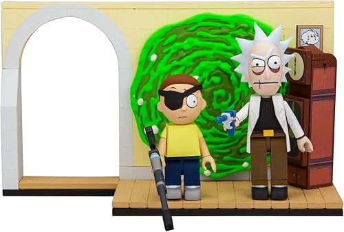 McFarlane Toys Jueguete de construcción pequeño de Rick malvado y Morty