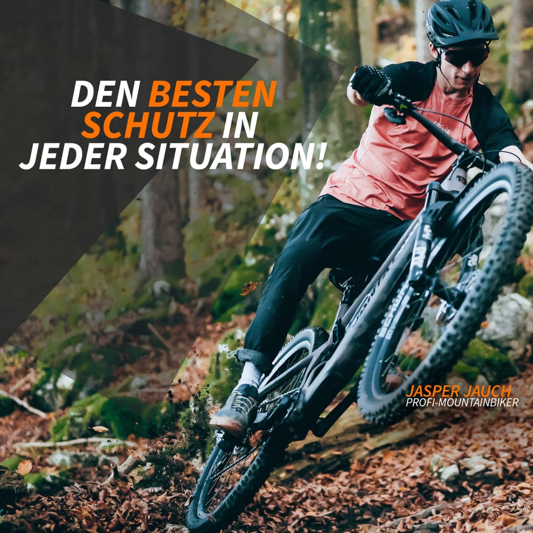 unleazhed Bike Protection BP01 MATT | Rahmenschutzfolie für Fahrräder| Made in Germany| E-Mountainbikes | 33 -teiliges komplett Rahmenschutz-Set