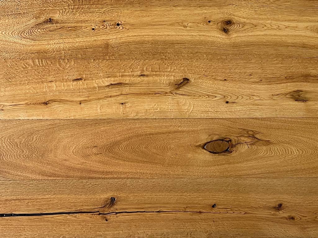 Timefloor Braun 15 mm Parkett Eiche Gran Torino Super Rustikal Landhausdiele, Klick Verbindung Uniclic, Naturgeölt Ausgebürstet, 18,9 cm Breite 190 cm Länge, Für Fussbodenheizung | 1 Stk. ca. 2,87 ...