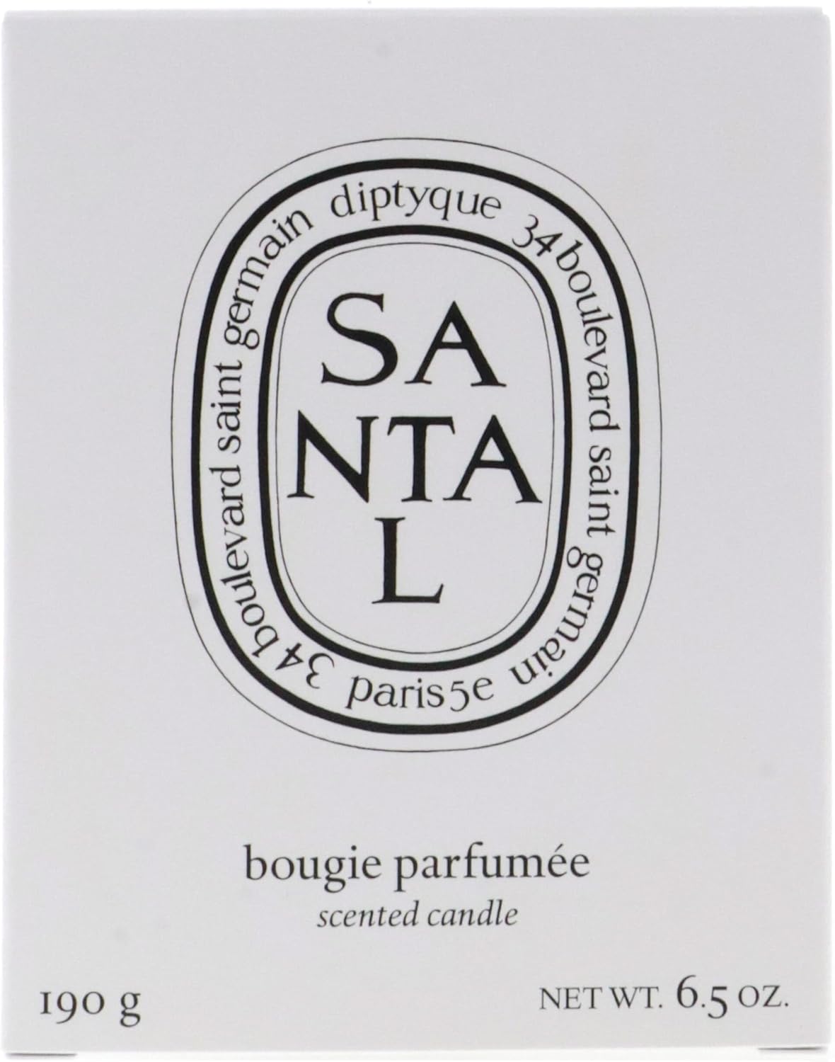 Diptyque Scented Candle, Santal, 6.5 oz