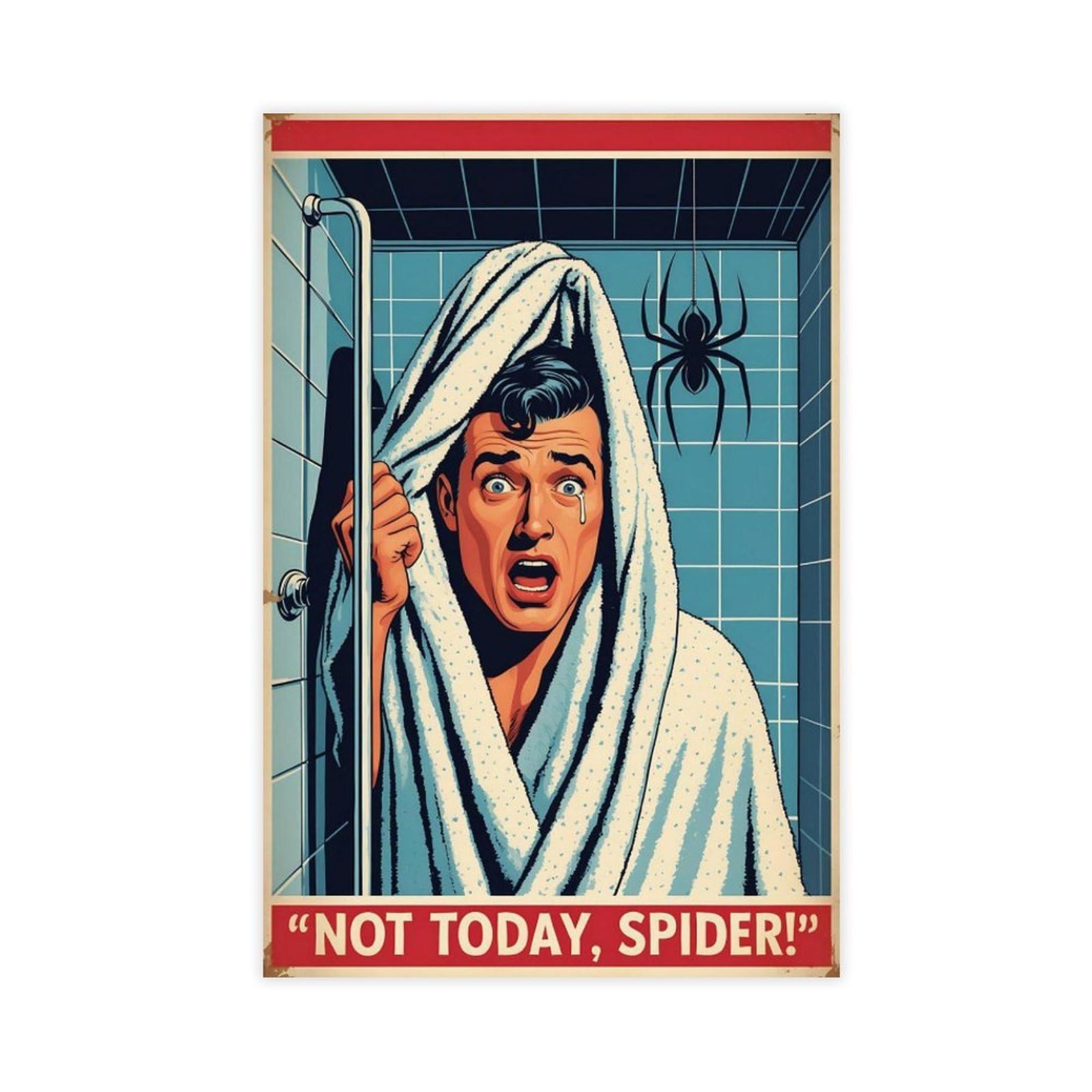 WLQZFRWV Poster rétro Pop Art de style bande dessinée - Décoration pour chambre à coucher, bureau, chambre - Cadeau - 60 x 90 cm