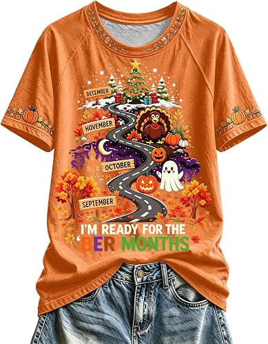I'm Ready for the BER Months Shirt for Women Halloween Shirt