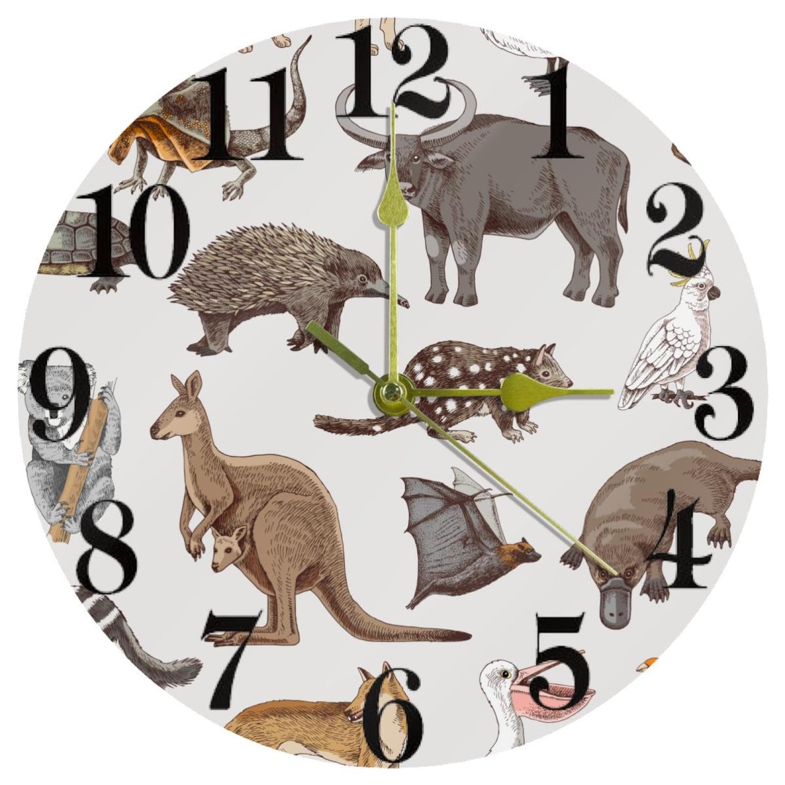 Horloge murale de bureau pour travailler sans aucun bruit