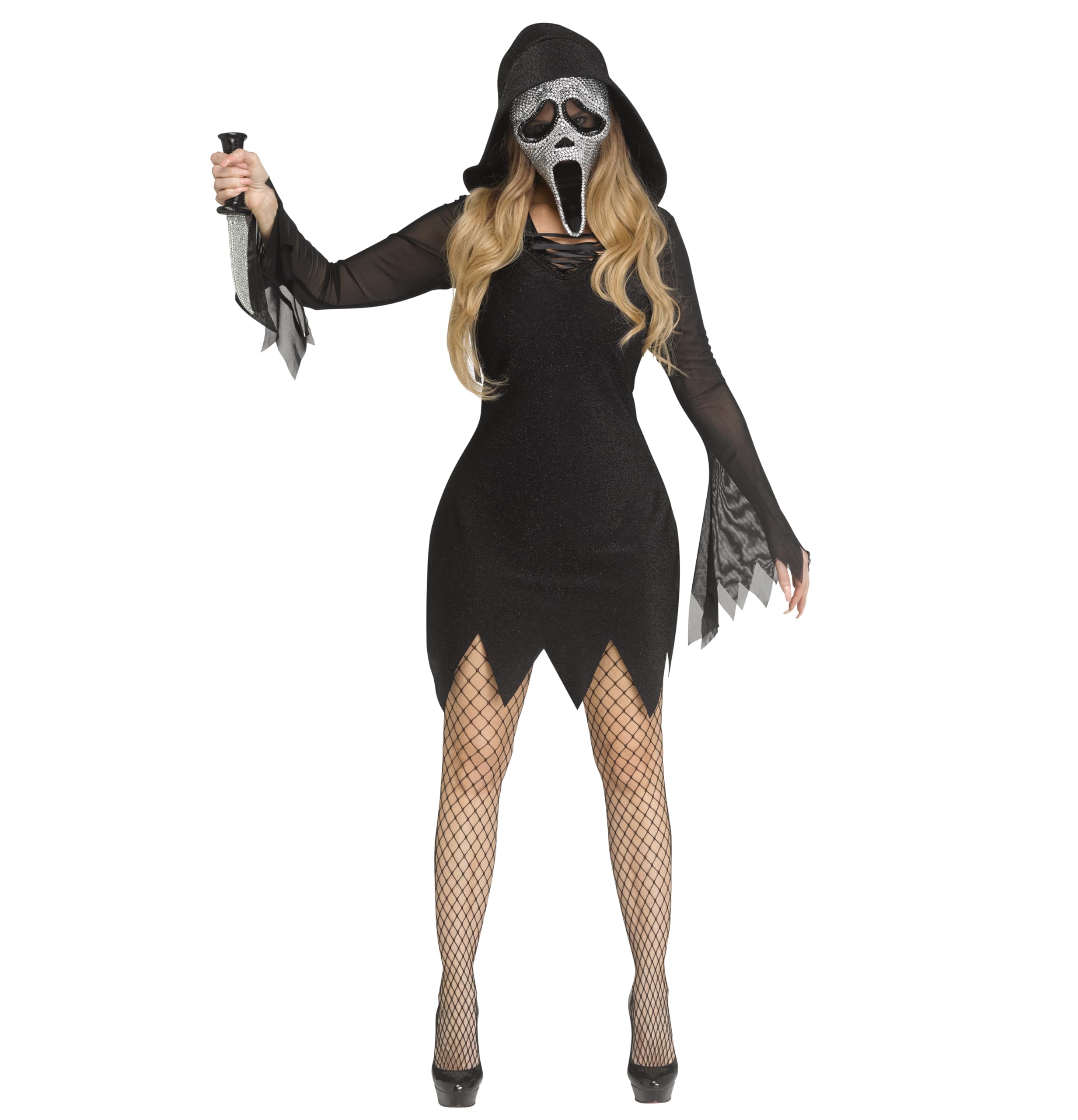 blue dress for baby girl Aged Devil Ghost Face Adult Costume – Pure Costumes main image 1