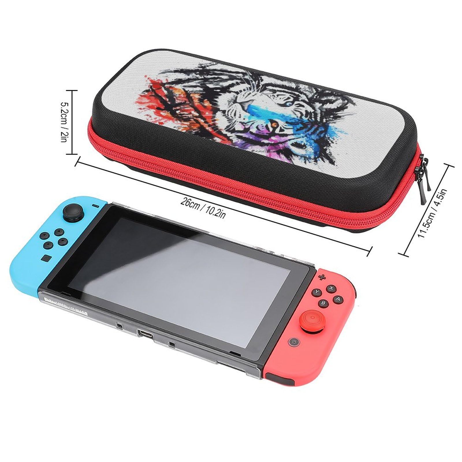 Amazon.co.jp: Switch用ケース ニンテンドースイッチケース 水彩画 虎