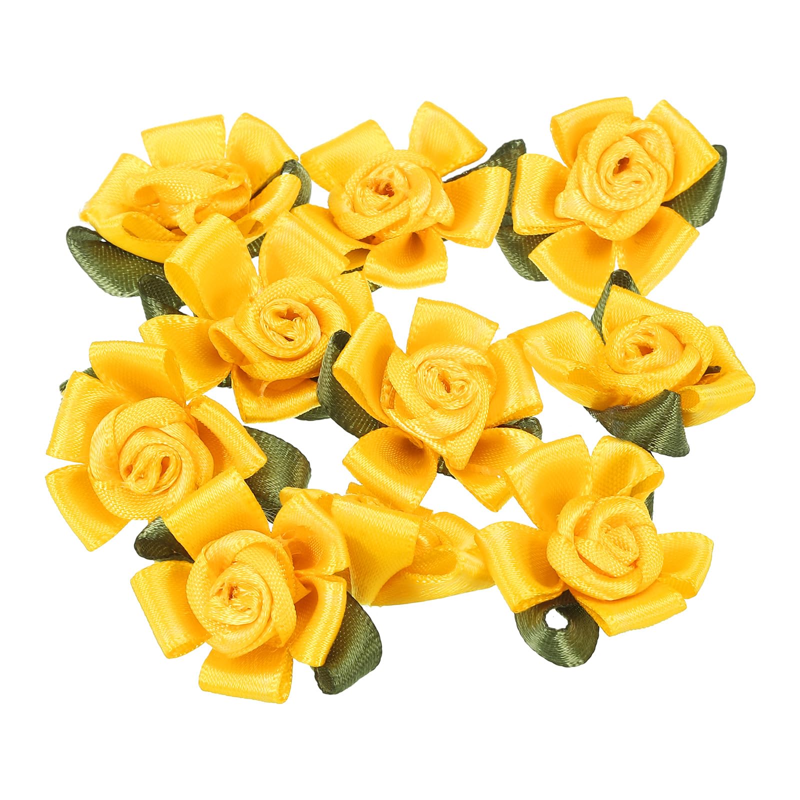 PATIKIL Mini Satin Ribbon Roses
