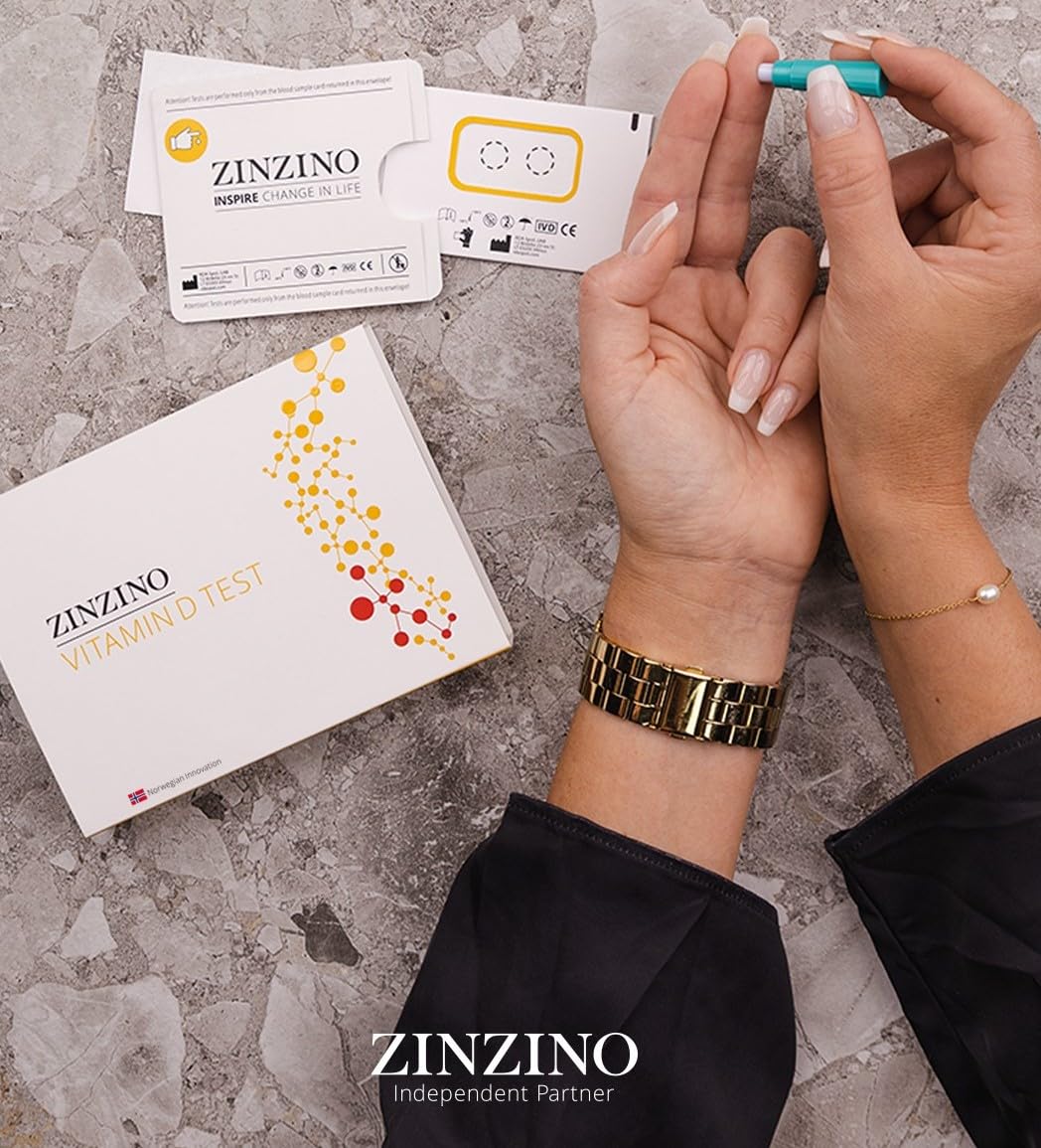 ZinZino Vitamin-D-Test für Zuhause – Laboranalyse mit Trockenblut
