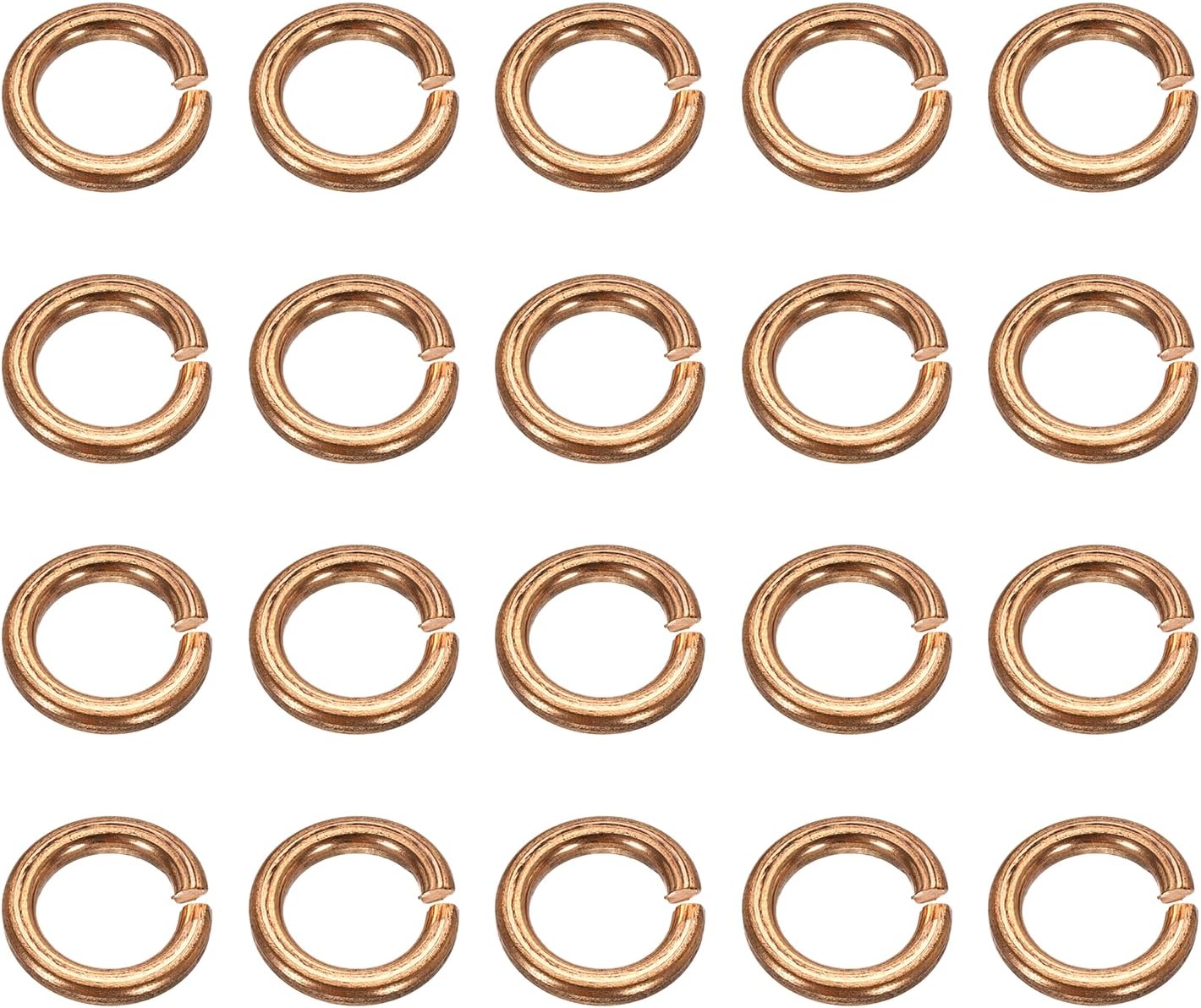 – PATIKIL M10x15x2.6mm Split Lock Washer, 20 PCS Copper Metric Spring Lock Gaskets Washer Spacers for Screws Bolts, Cooper Tone
