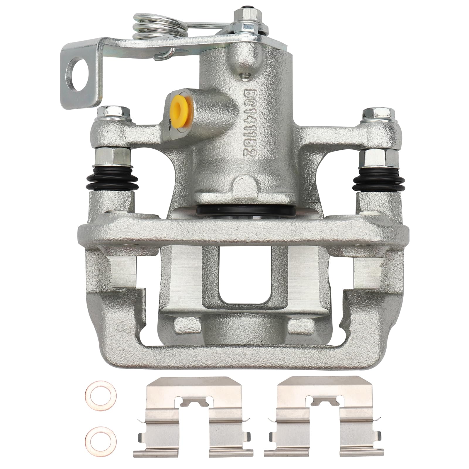 BRTEC 19B6792 Rear Disc Brake Caliper Assembly Compatible with 2012-2014 Dodge Attitude for 2012-2017 Hyundai Accent Rear Right Passenger Side Disc