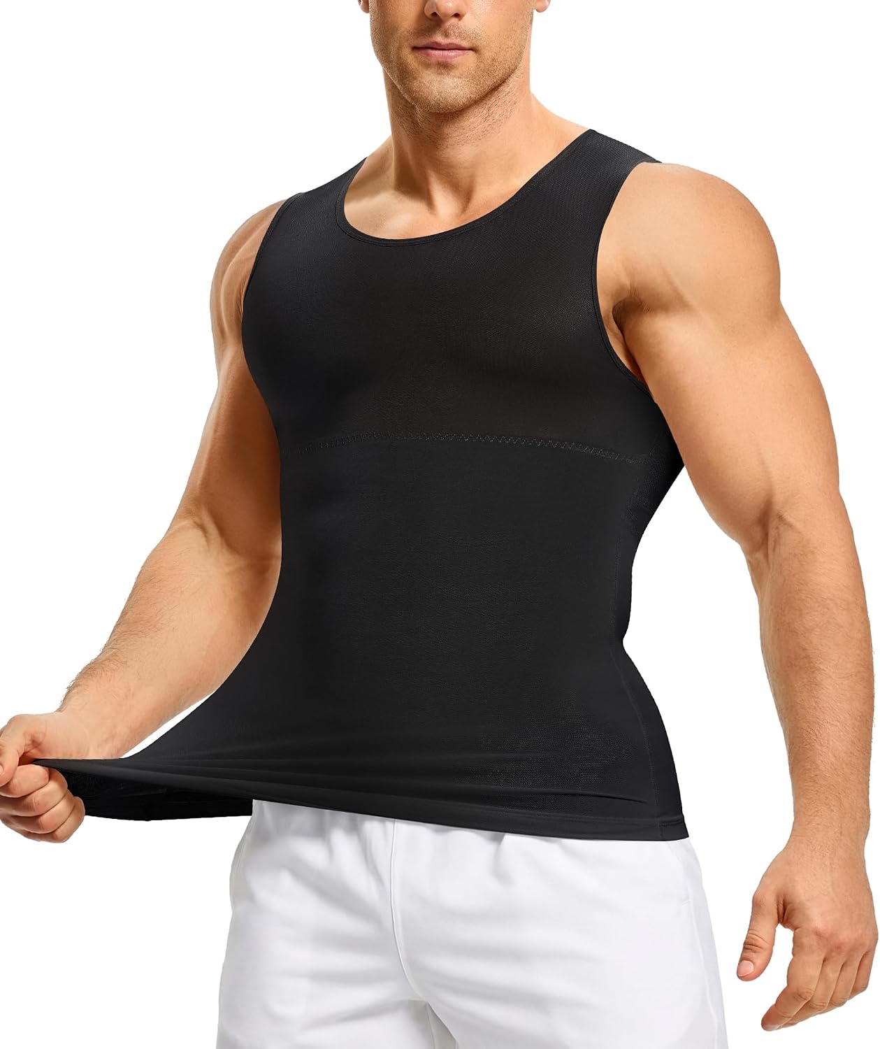 Nebility Compression Shirts Slimming Undershirt Mens Shapewear Tank Top